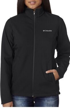 Columbia Women’s Kruser Ridge Softshell Jacket Black Sz 1X